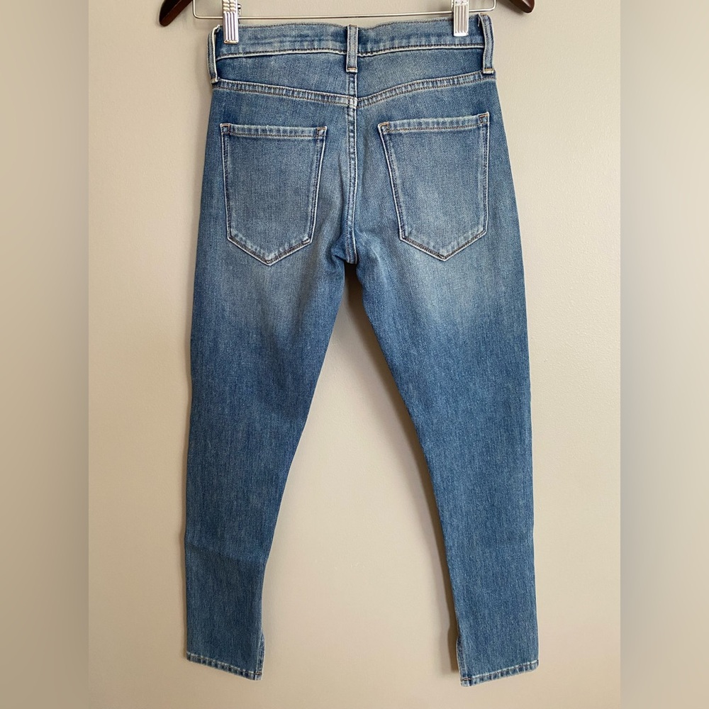 NWT Banana Republic Premium Denim MidRise Skinny Ankle Jeans Size 25 Petite - Picture 13 of 15